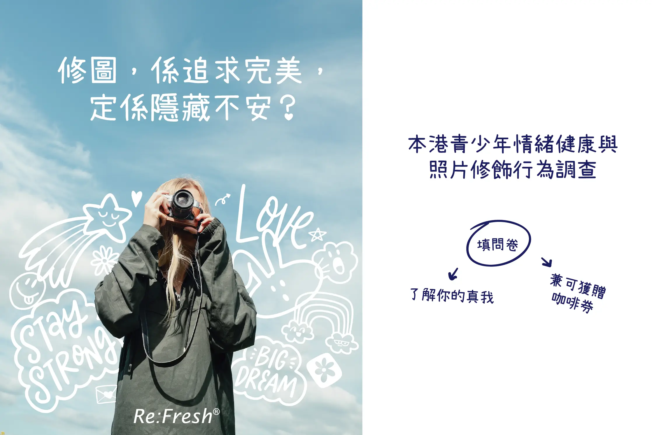 香港青少年情緒健康與照片修飾行為調查
